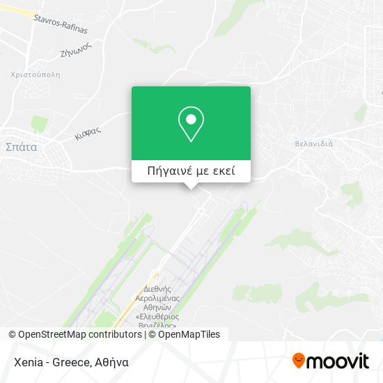 Xenia - Greece χάρτης