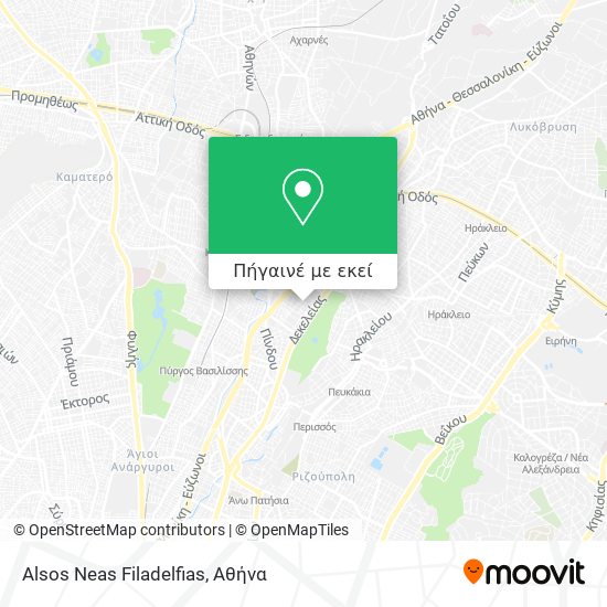 Alsos Neas Filadelfias χάρτης