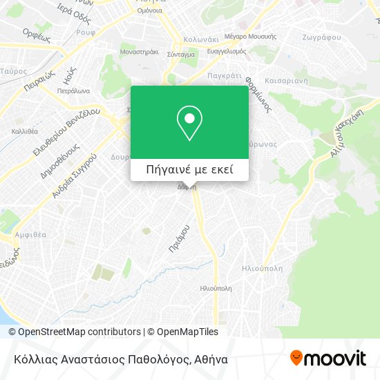 Κόλλιας Αναστάσιος Παθολόγος χάρτης