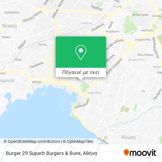 Burger 29 Superb Burgers & Buns χάρτης