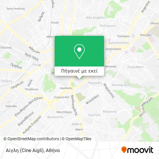 Αίγλη (Cine Aigli) χάρτης