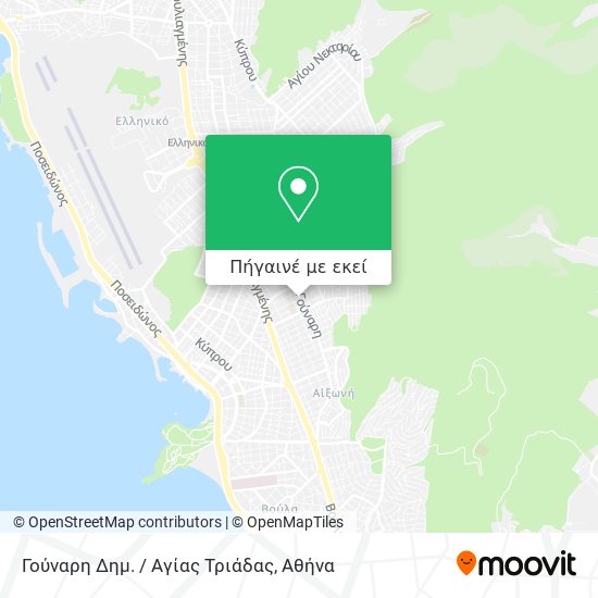 Γούναρη Δημ. / Αγίας Τριάδας χάρτης