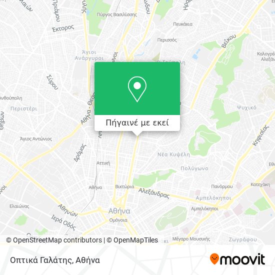 Οπτικά Γαλάτης χάρτης
