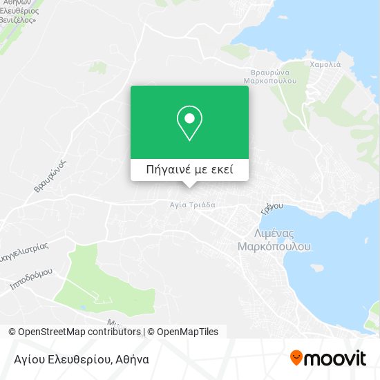 Αγίου Ελευθερίου χάρτης