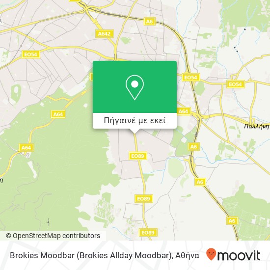 Brokies Moodbar (Brokies Allday Moodbar) χάρτης