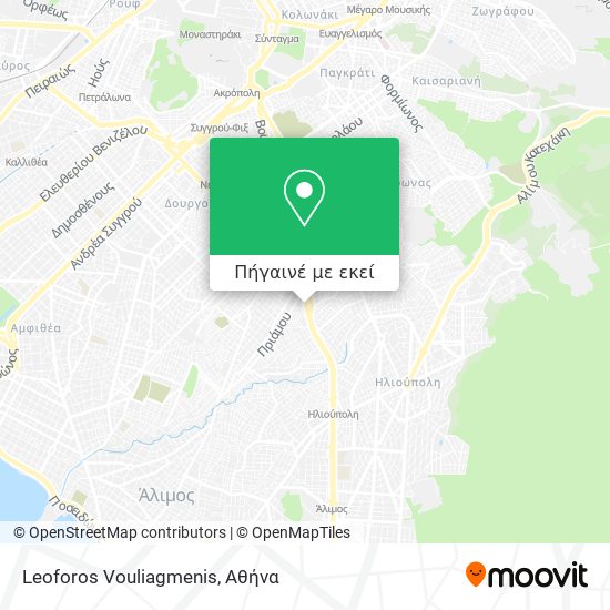 Leoforos Vouliagmenis χάρτης