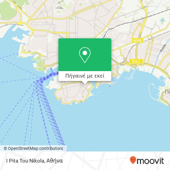 I Pita Tou Nikola, Λεωφόρος Αφεντούλη 185 36 Πειραιάς χάρτης