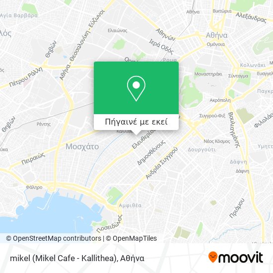 mikel (Mikel Cafe - Kallithea) χάρτης