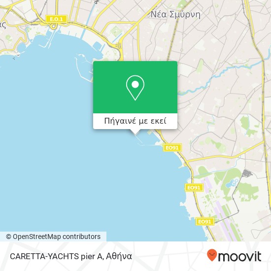 CARETTA-YACHTS pier A χάρτης
