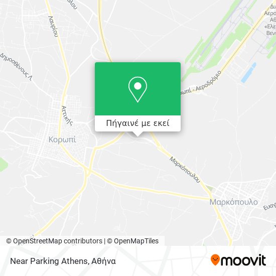 Near Parking Athens χάρτης
