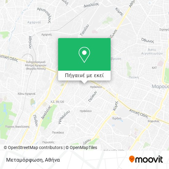Μεταμόρφωση χάρτης