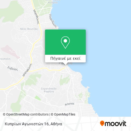 Κυπρίων Αγωνιστών 16 χάρτης