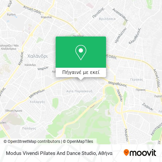 Modus Vivendi Pilates And Dance Studio χάρτης