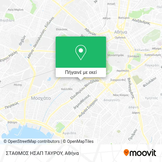 ΣΤΑΘΜΟΣ ΗΣΑΠ ΤΑΥΡΟΥ χάρτης