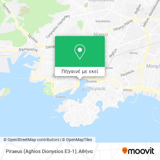 Piraeus (Aghios Dionysios E3-1) χάρτης