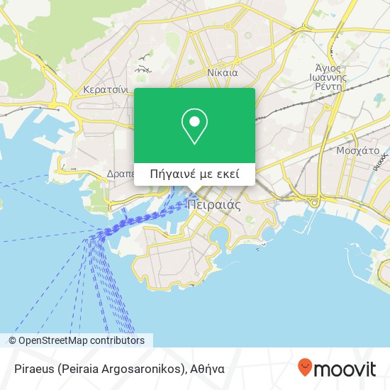 Piraeus (Peiraia Argosaronikos) χάρτης