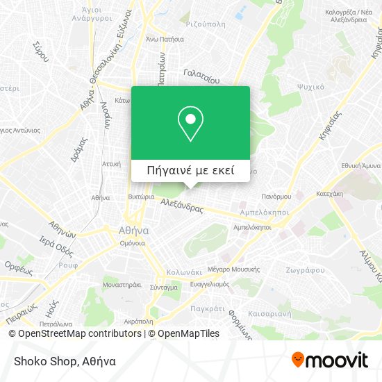 Shoko Shop χάρτης