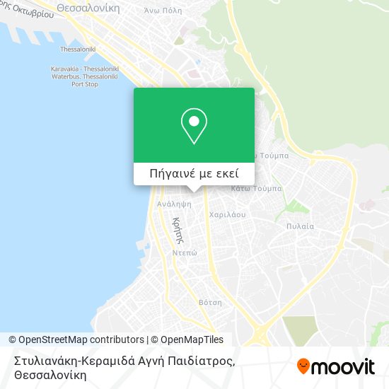 Στυλιανάκη-Κεραμιδά Αγνή Παιδίατρος χάρτης