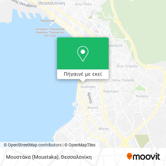 Μουστάκα (Moustaka) χάρτης