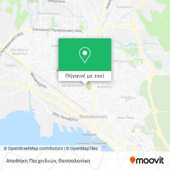Αποθήκη Παιχνιδιών χάρτης