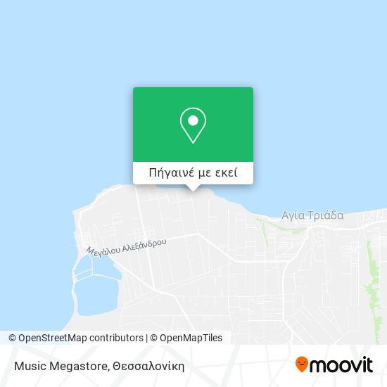 Music Megastore χάρτης