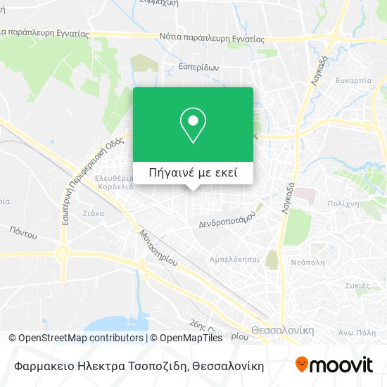 Φαρμακειο Ηλεκτρα Τσοποζιδη χάρτης