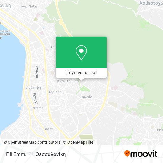Fili Emm. 11 χάρτης