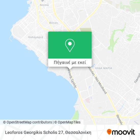 Leoforos Georgikis Scholis 27 χάρτης