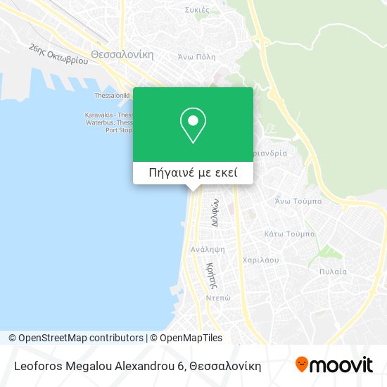 Leoforos Megalou Alexandrou 6 χάρτης