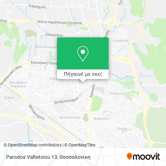 Parodos Valtetsiou 13 χάρτης