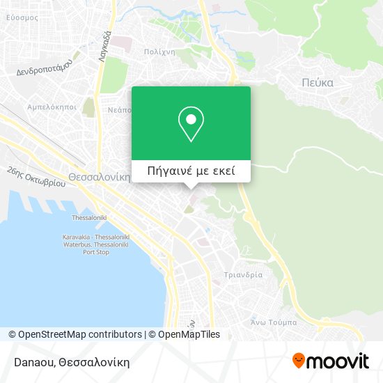 Danaou χάρτης