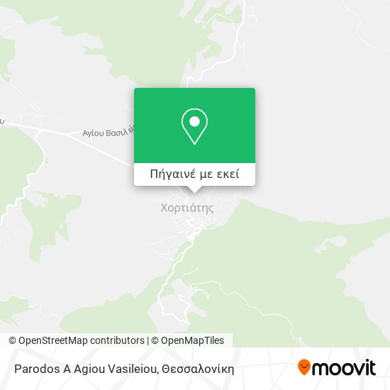 Parodos A Agiou Vasileiou χάρτης