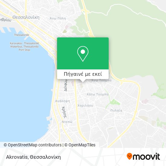 Akrovatis χάρτης
