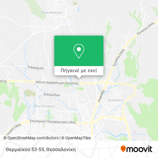 Θερμαϊκού 53-55 χάρτης