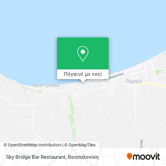 Sky Bridge Bar Restaurant χάρτης