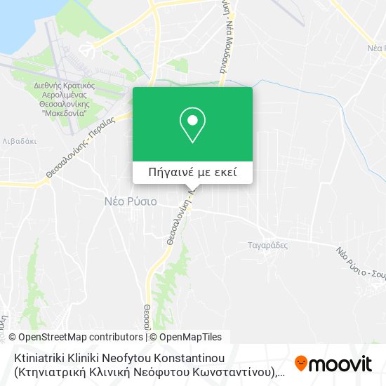 Ktiniatriki Kliniki Neofytou Konstantinou (Κτηνιατρική Κλινική Νεόφυτου Κωνσταντίνου) χάρτης