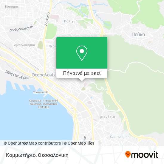 Κομμωτήριο χάρτης
