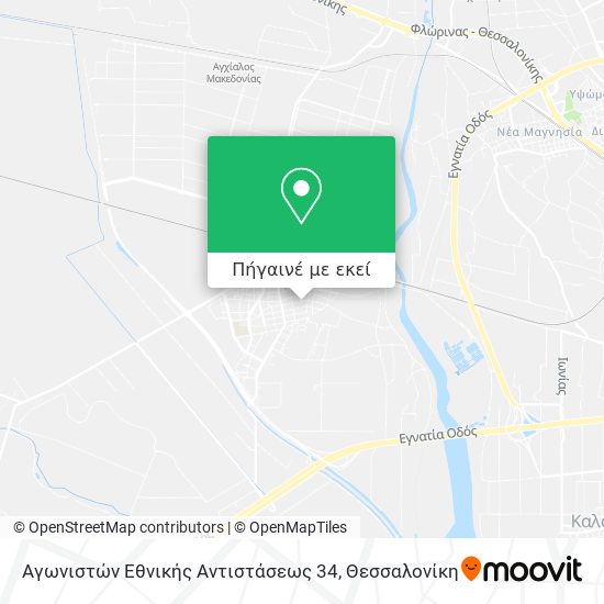 Αγωνιστών Εθνικής Αντιστάσεως 34 χάρτης