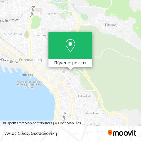 Άγιος Σίλας χάρτης
