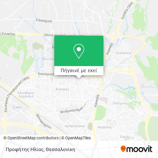 Προφήτης Ηλίας χάρτης