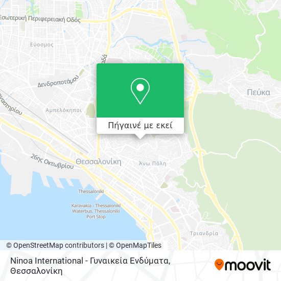 Ninoa International - Γυναικεία Ενδύματα χάρτης