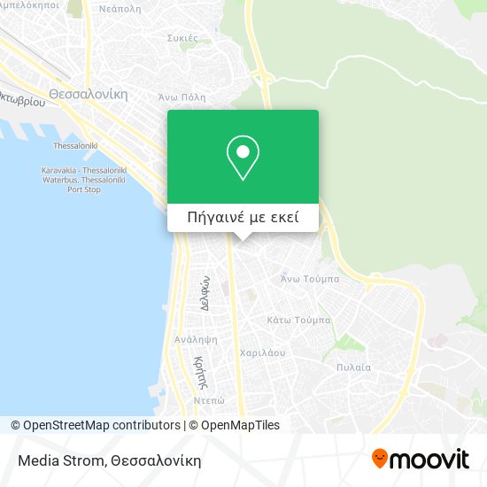 Media Strom χάρτης