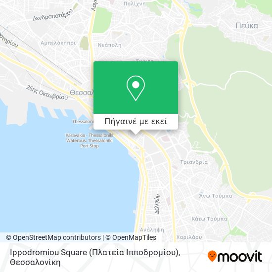 Ippodromiou Square (Πλατεία Ιπποδρομίου) χάρτης