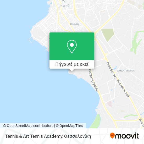 Tennis & Art Tennis Academy χάρτης