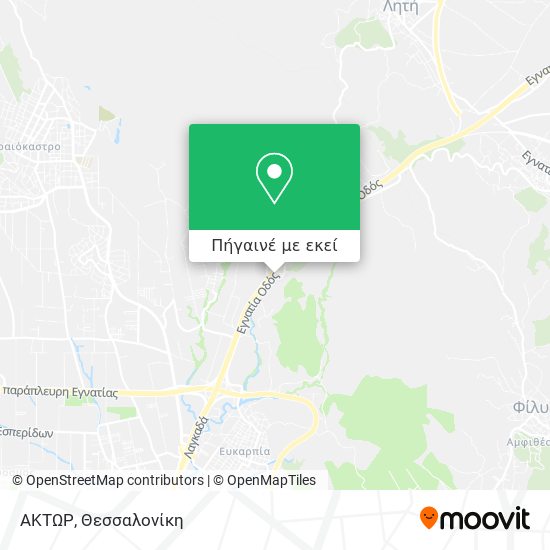 ΑΚΤΩΡ χάρτης