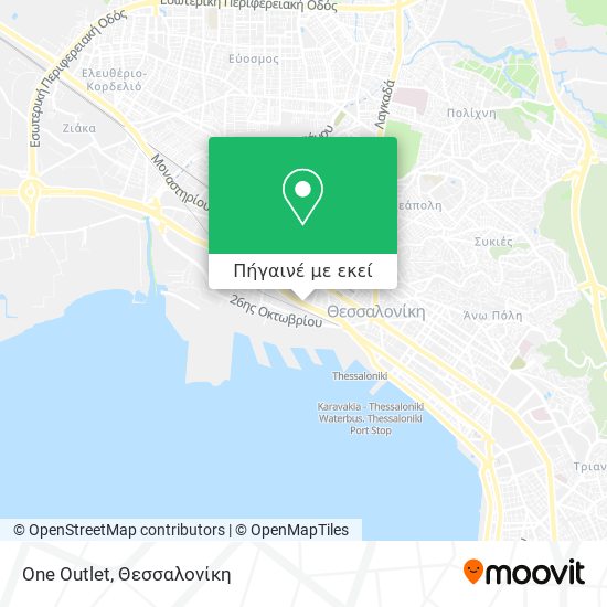One Outlet χάρτης