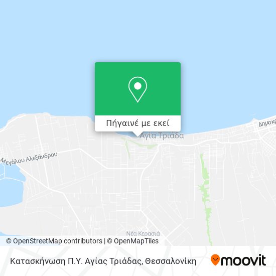 Κατασκήνωση Π.Υ. Αγίας Τριάδας χάρτης