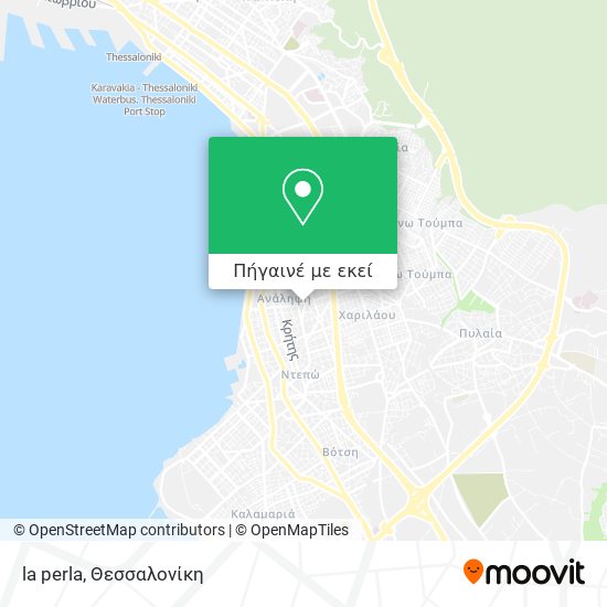 la perla χάρτης