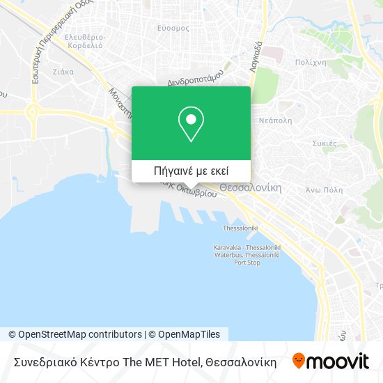 Συνεδριακό Κέντρο The MET Hotel χάρτης