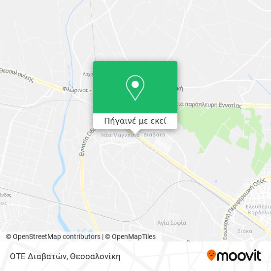 ΟΤΕ Διαβατών χάρτης
